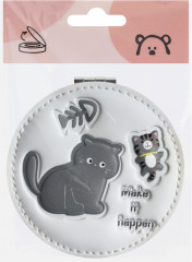 Зеркало карманное «Black cat» - Фото 6