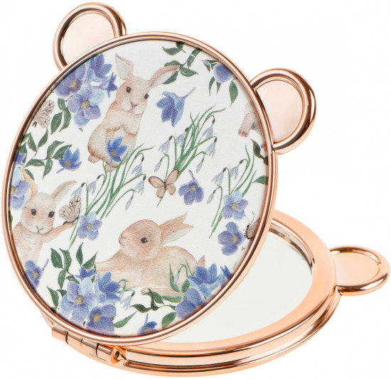 Зеркало карманное «Tender rabbits»
