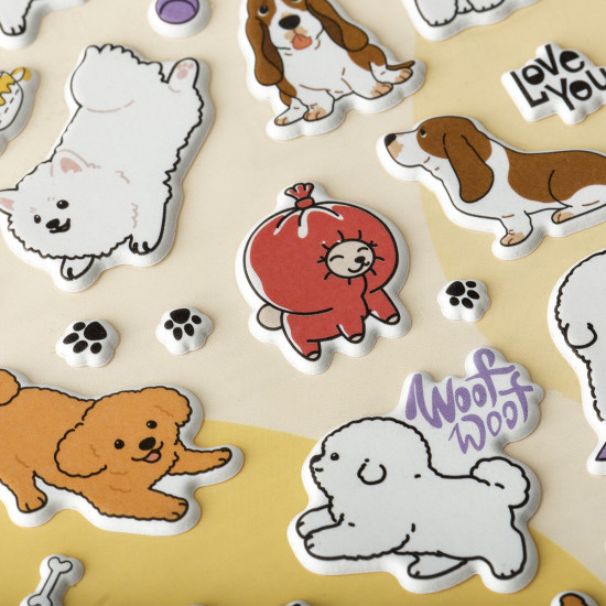 Наклейки объемные «Best friend»