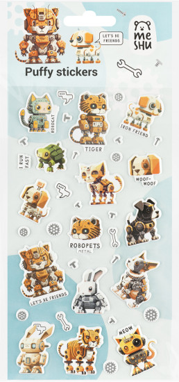 Наклейки объемные