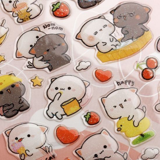 Наклейки гелевые