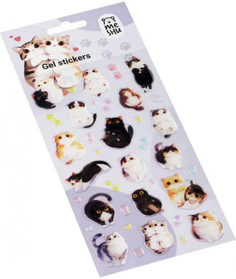 Наклейки гелевые «Cute Cat»