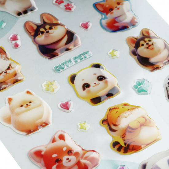 Наклейки гелевые