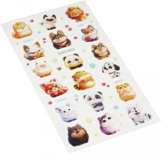 Наклейки гелевые