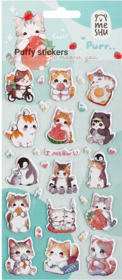 Наклейки объемные