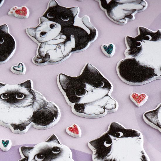 Наклейки объемные