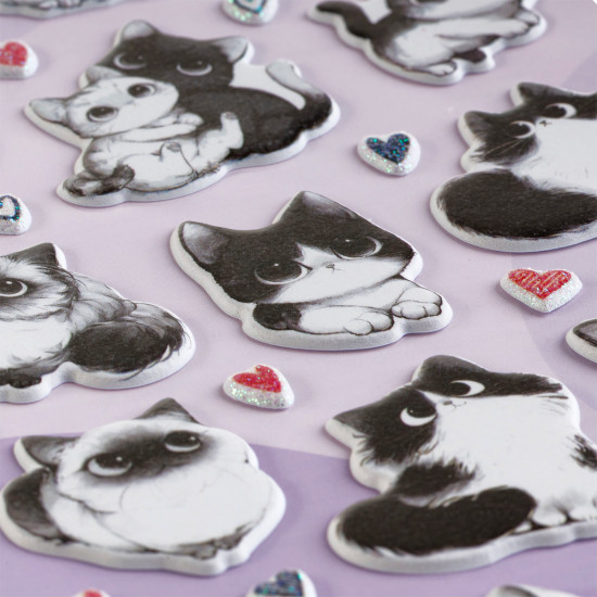 Наклейки объемные