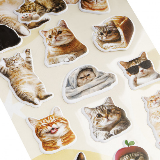 Наклейки объемные «Wow Cat»