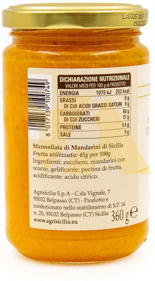 Сицилийский мармелад из мандарина «Sicilian Mandarin Marmelade»