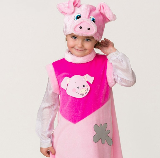Карнавальный костюм «Свинка Роза»