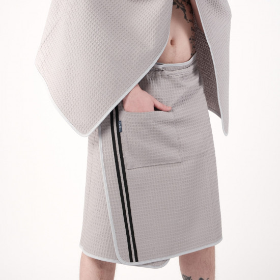 Набор для бани мужской «Килт и полотенце»