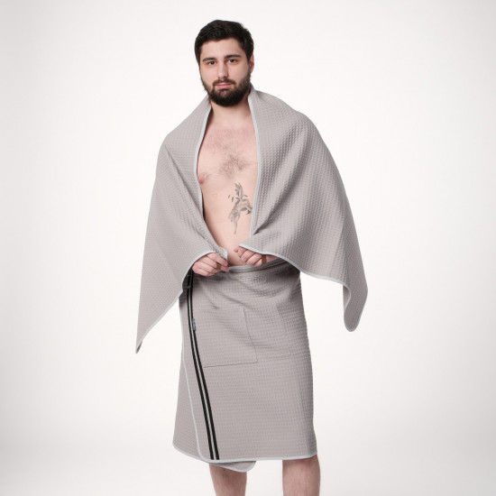 Набор для бани мужской «Килт и полотенце»