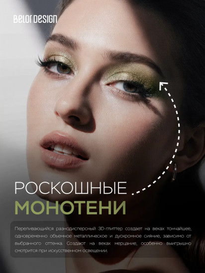 Тени-спарклы для век, оттенок 505 Emerald