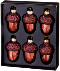 Набор ёлочных игрушек «Желуди» - Фото 1