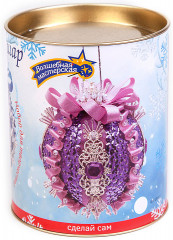 Набор для создания шара из пайеток «Сиреневый Туман» - Фото 1