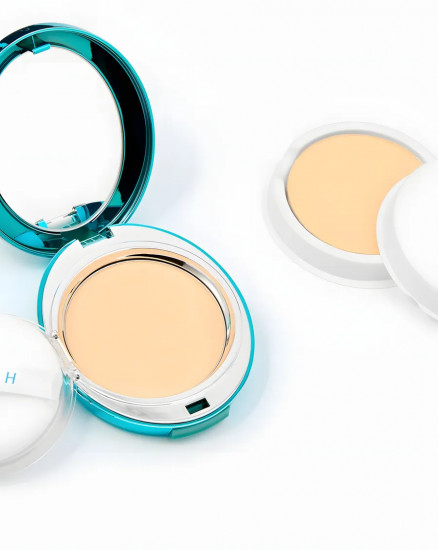Пудра компактная с коллагеном и запасным блоком «Moisture Two-way Cake» SPF28 PA++, оттенок 13N