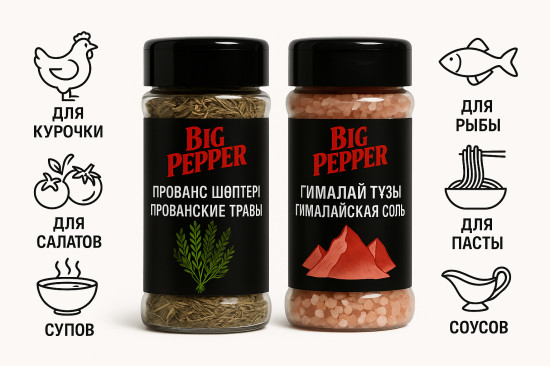 Набор приправ «Прованские травы и гималайская соль»