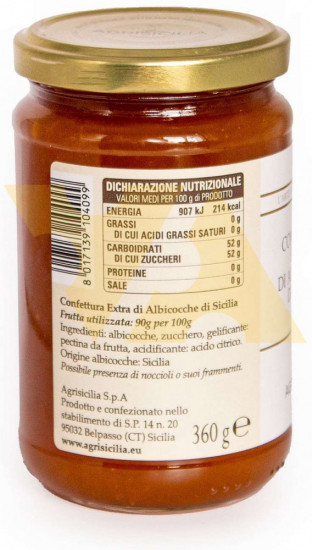 Сицилийский мармелад из сицилийского абрикоса «Confettura Extra di Albicocche di Sicilia»