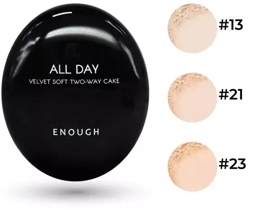 Пудра компактная с запасным блоком «All Day Velvet Soft Two-Way Cake»  SPF28 PA++ , оттенок 13