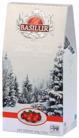 Чай черный листовой в коробке «Зимние ягоды»