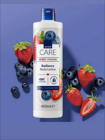 Лосьон для тела  с экстрактами клубники и голубики