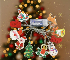 Новогодняя гирлянда декоративная «Праздничные фигурки» - Фото 2