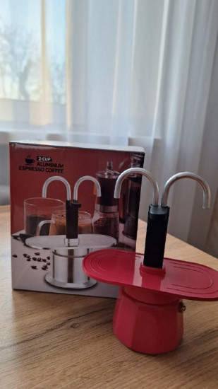 Гейзерная кофеварка двойным носиком «Mini Express»