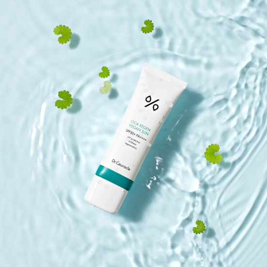 Веганский солнцезащитный гель-крем для лица SPF50+ PA++++ «Vegan Sun Cream»