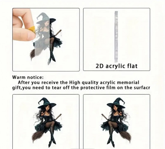 Акриловая фигурка «Ведьмочка»