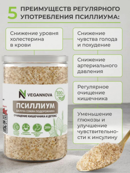 Набор для детокса и похудения «Псиллиум и спирулина хлорелла»