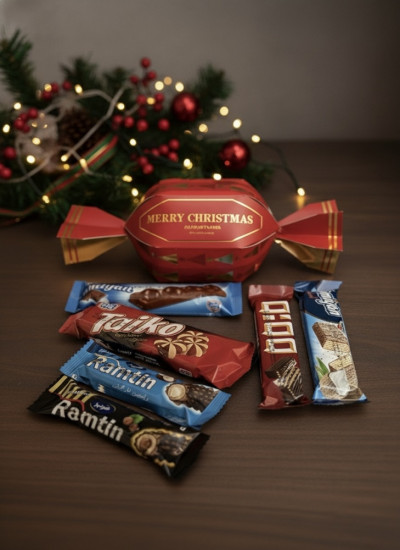 Подарочный набор сладостей в праздничной упаковке «Сладкая конфетка»