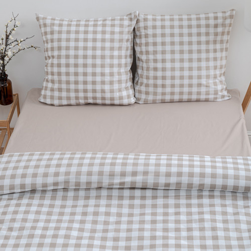 Комплект постельного белья «Клетка виши»