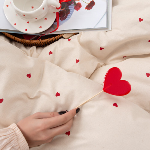 Комплект постельного белья «Сердечки»