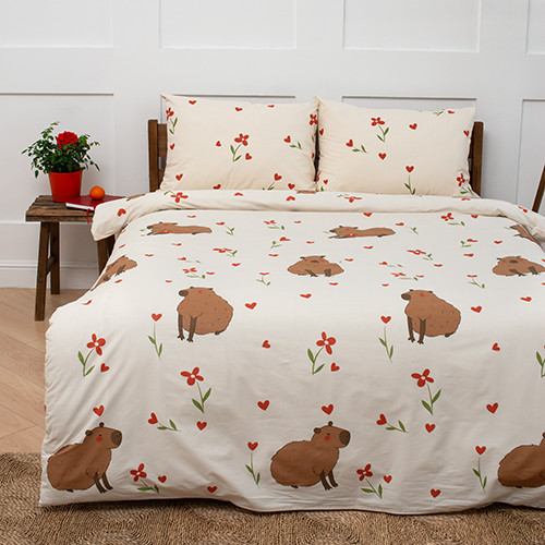 Комплект постельного белья «Капибара»