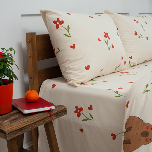 Комплект постельного белья «Капибара»