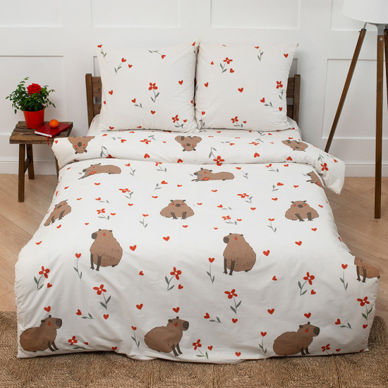 Комплект постельного белья «Капибара»