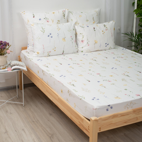 Простыня на резинке «Ботанический сад»