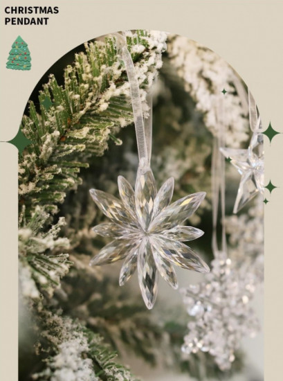 Набор украшений елочных «Снежинки»