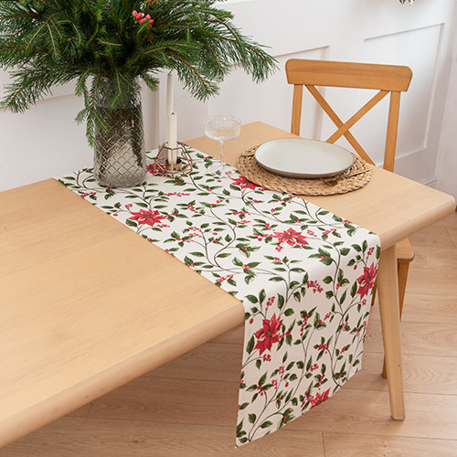 Дорожка для сервировки «Пуансеттия»