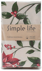 Набор полотенец «Пуансеттия» - Фото 3