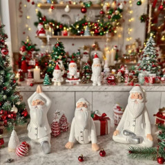 Набор фигурок Санты в позах йоги «Yoga Santa Collection» - Фото 1