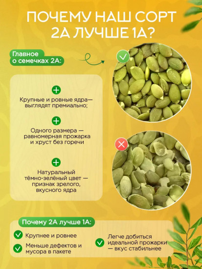 Семечки тыквенные очищенные