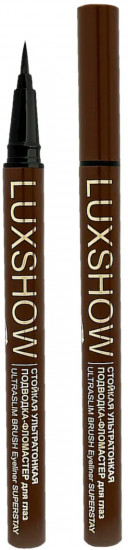 Подводка-фломастер для глаз ультратонкая, оттенок Темный шоколад