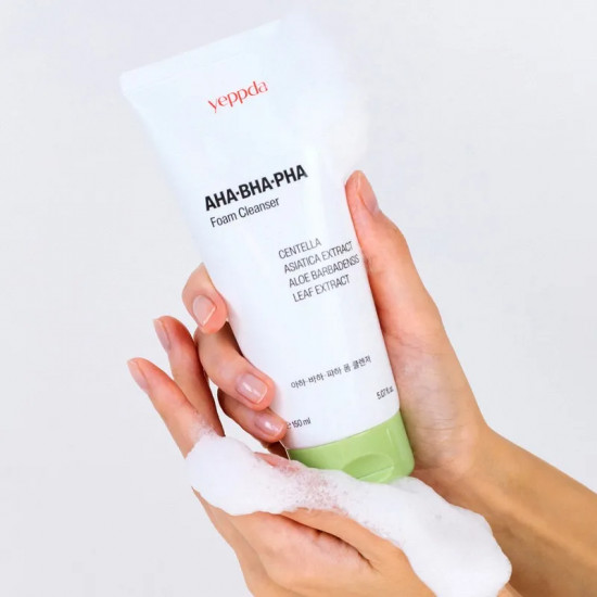 Пенка для умывания с AHA+BHA+PHA кислотами