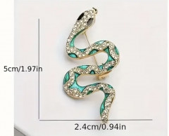 Брошь «Змея» - Фото 1
