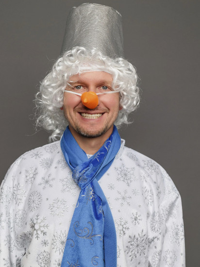 Карнавальный костюм мужской «Снеговик»