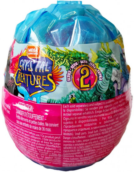 Игрушка-сюрприз «Mega Construx Crystal Creatures S2»