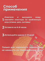 Обезболивающие пластыри с красным женьшенем «Korean Red Ginseng 365» - Фото 4