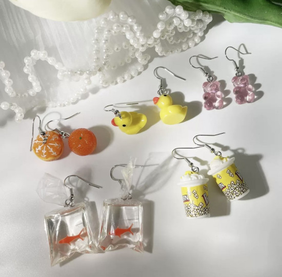 Набор сережек для девочек