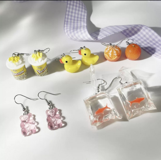 Набор сережек для девочек